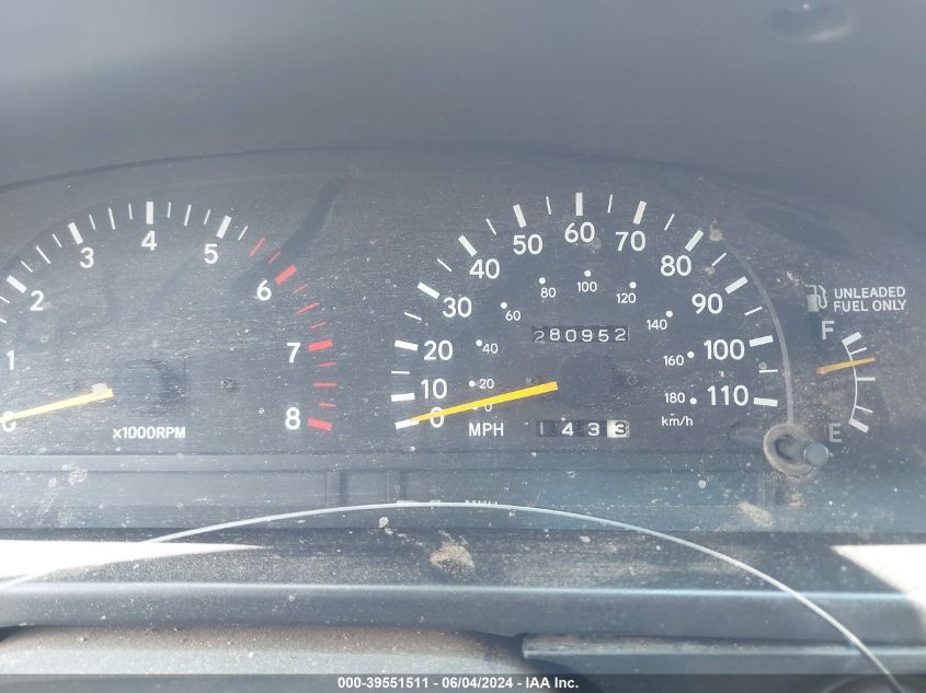 1996 Toyota Tacoma Xtracab VIN: 4TAWN72N7TZ099750 Lot: 39551511