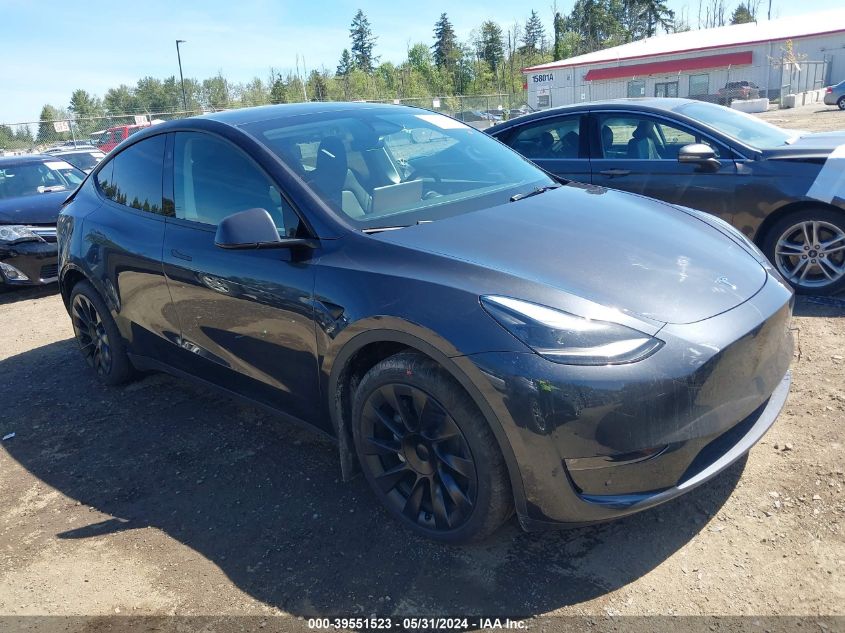 2024 TESLA MODEL Y LONG RANGE DUAL MOTOR ALL-WHEEL DRIVE - 7SAYGAEE8RF987831