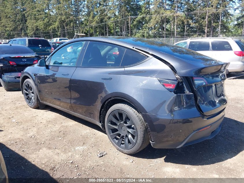 2024 TESLA MODEL Y LONG RANGE DUAL MOTOR ALL-WHEEL DRIVE - 7SAYGAEE8RF987831