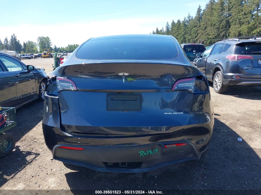 2024 TESLA MODEL Y LONG RANGE DUAL MOTOR ALL-WHEEL DRIVE - 7SAYGAEE8RF987831