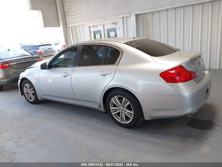 2013 Infiniti G37 Journey VIN: JN1CV6AP9DM714112 Lot: 39551532