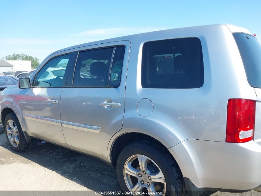 2014 Honda Pilot Ex VIN: 5FNYF4H47EB042965 Lot: 39551537