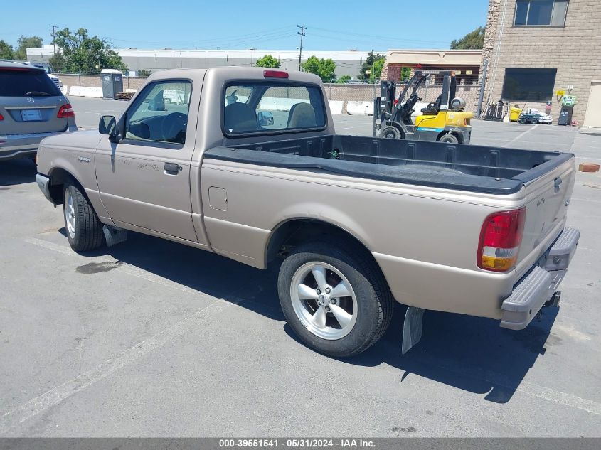 1997 Ford Ranger Splash/Xl/Xlt VIN: 1FTCR10A7VUC00570 Lot: 39551541