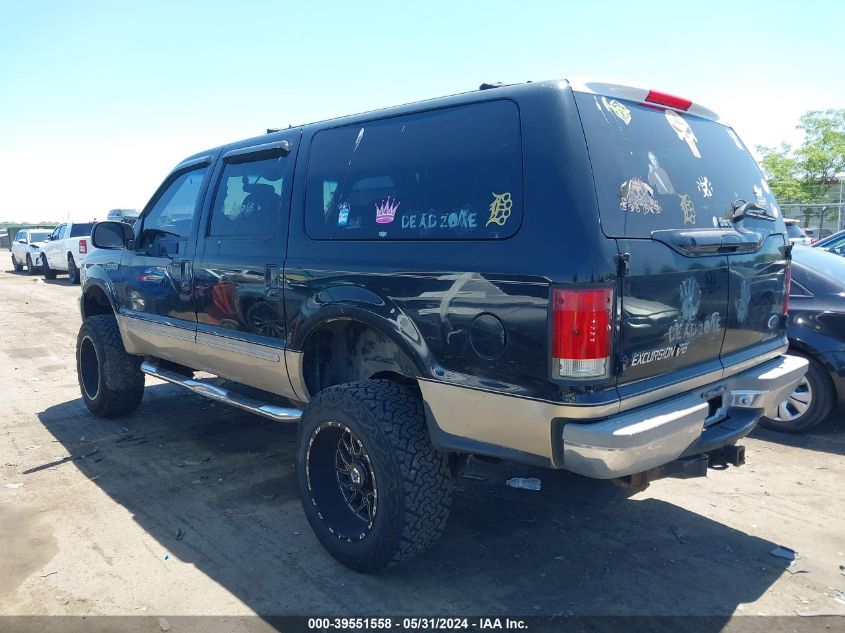 2000 Ford Excursion Xlt VIN: 1FMNU41S5YEB85982 Lot: 39551558