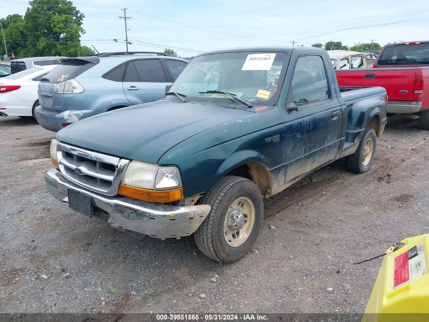 1998 Ford Ranger Splash/Xl/Xlt VIN: 1FTYR10C9WPA40408 Lot: 39551565