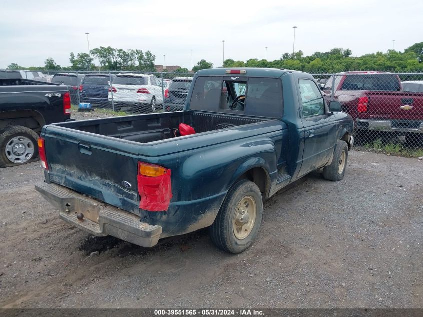 1998 Ford Ranger Splash/Xl/Xlt VIN: 1FTYR10C9WPA40408 Lot: 39551565