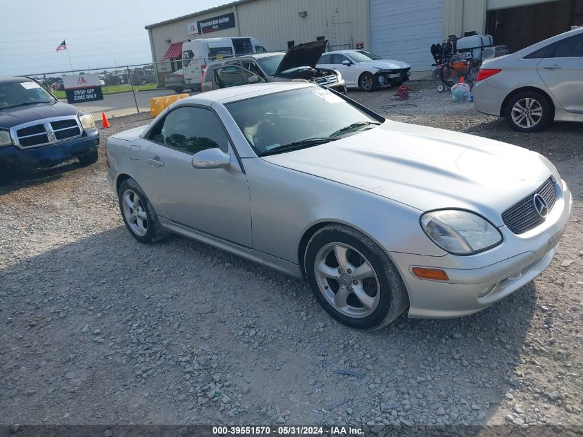 2001 Mercedes-Benz Slk 320 VIN: WDBKK65F91F214629 Lot: 39551570