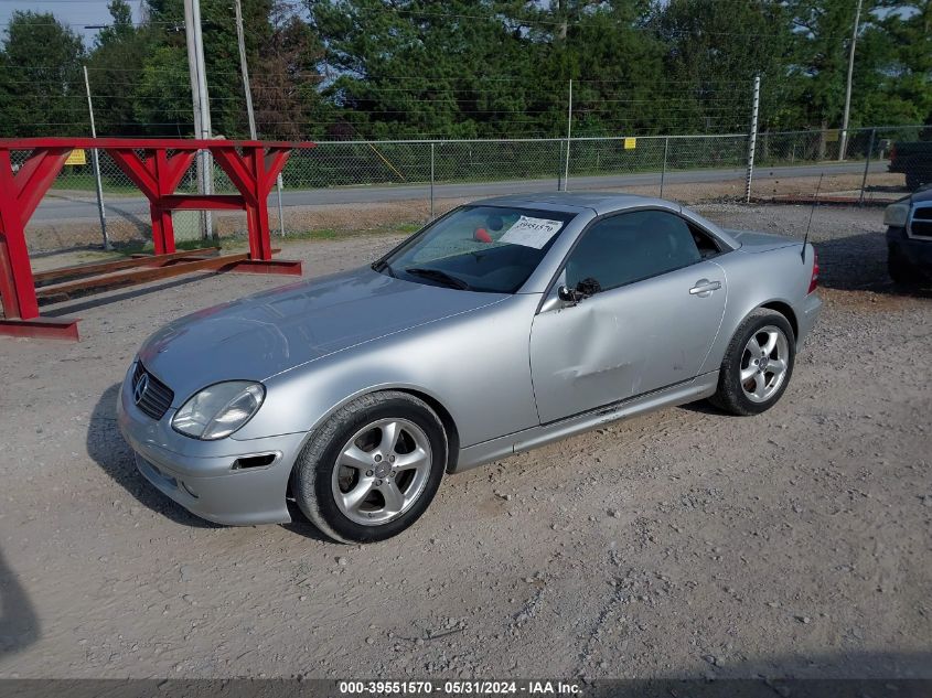 2001 Mercedes-Benz Slk 320 VIN: WDBKK65F91F214629 Lot: 39551570