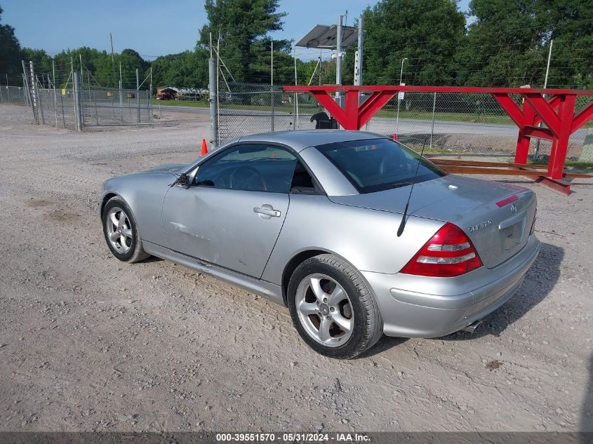 2001 Mercedes-Benz Slk 320 VIN: WDBKK65F91F214629 Lot: 39551570