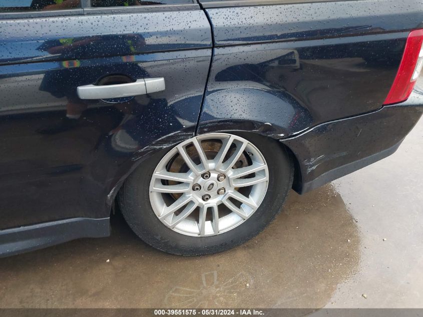 2009 Land Rover Range Rover Sport Hse VIN: SALSK25459A212015 Lot: 39551575