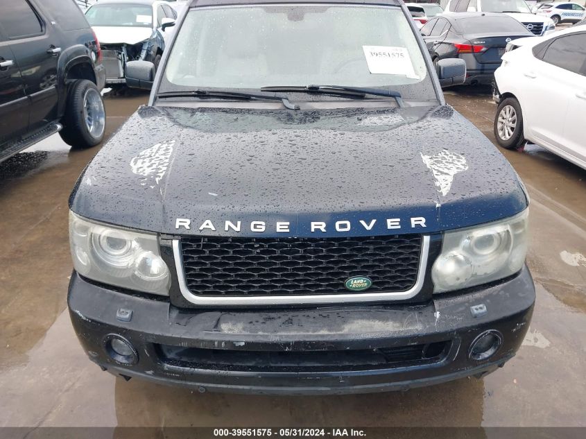 2009 Land Rover Range Rover Sport Hse VIN: SALSK25459A212015 Lot: 39551575