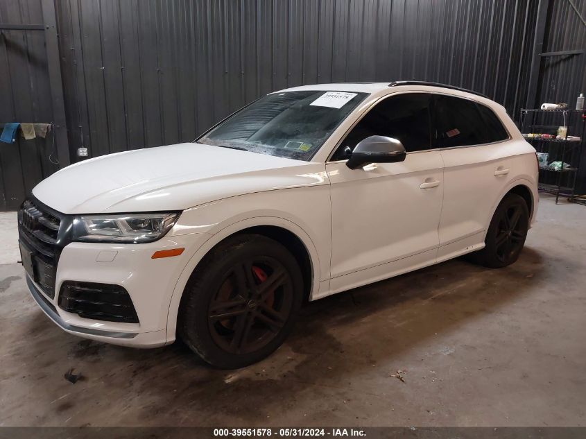 2018 Audi Sq5 3.0T Premium Plus VIN: WA1A4AFY1J2228407 Lot: 39551578