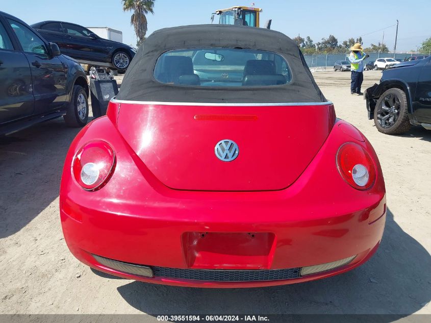 2009 Volkswagen New Beetle 2.5L VIN: 3VWRG31YX9M408585 Lot: 39551594