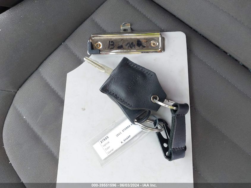 2011 Nissan Xterra Pro-4X VIN: 5N1AN0NW0BC512065 Lot: 39551596