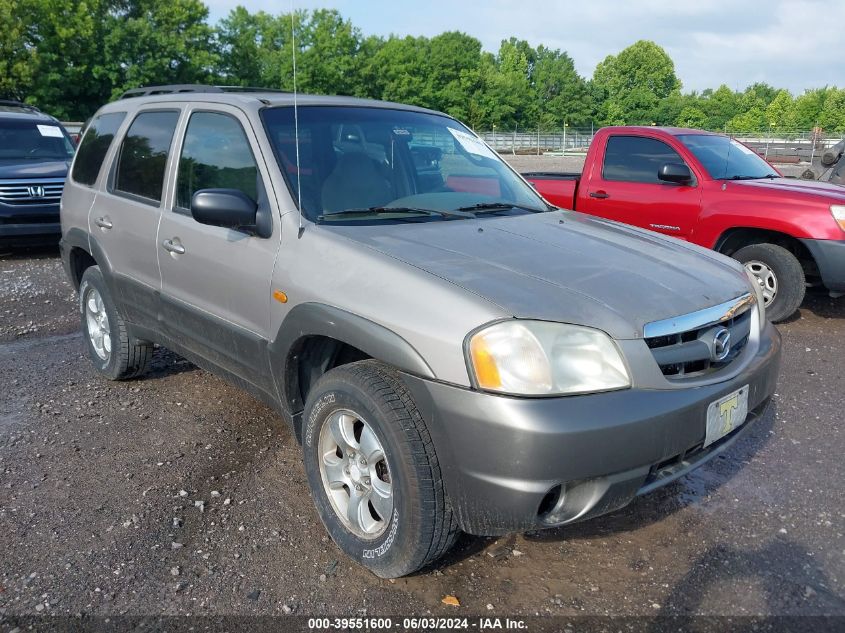 2001 Mazda Tribute Lx/Es VIN: 4F2YU09111KM47509 Lot: 39551600