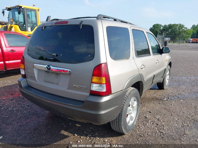 2001 Mazda Tribute Lx/Es VIN: 4F2YU09111KM47509 Lot: 39551600