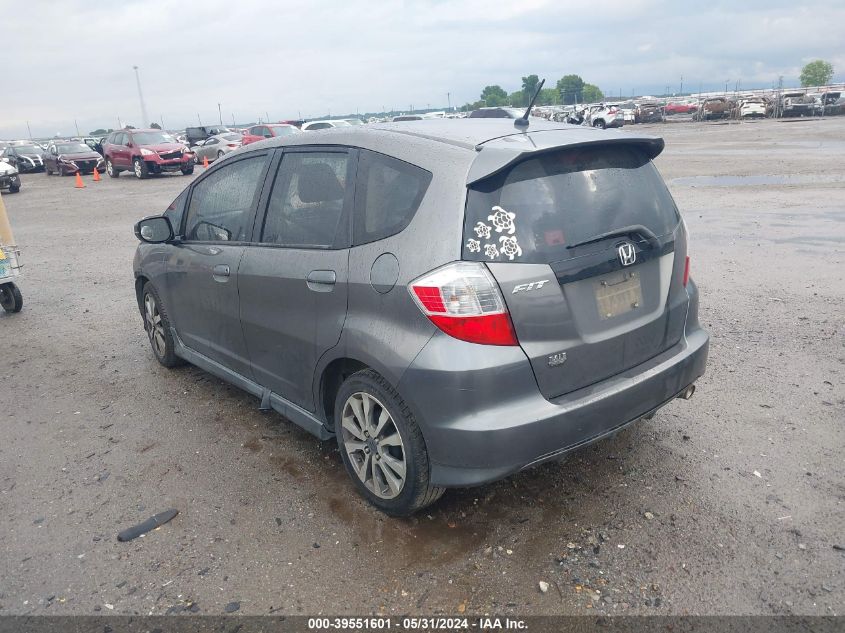 2013 Honda Fit Sport VIN: JHMGE8H57DC062903 Lot: 39551601