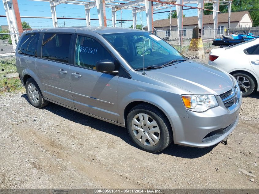 2016 Dodge Grand Caravan Se VIN: 2C4RDGBG2GR250449 Lot: 39551611