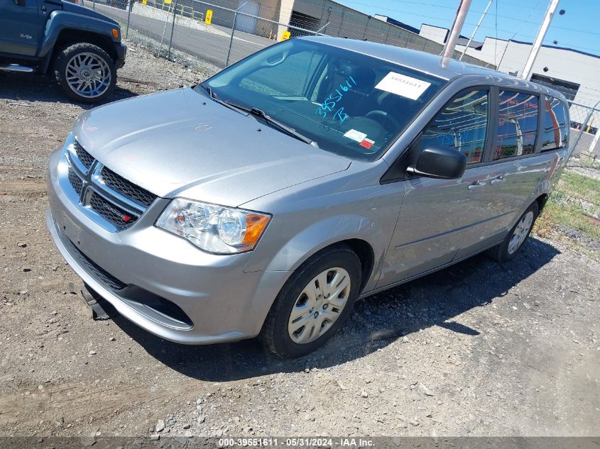 2016 Dodge Grand Caravan Se VIN: 2C4RDGBG2GR250449 Lot: 39551611