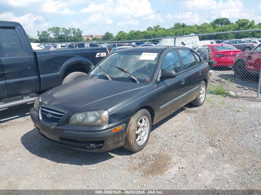 2005 Hyundai Elantra Gls/Gt VIN: KMHDN56D25U132862 Lot: 39551628