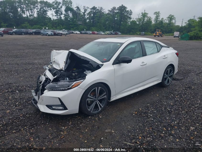 2021 Nissan Sentra Sr Xtronic Cvt VIN: 3N1AB8DV2MY317456 Lot: 39551632