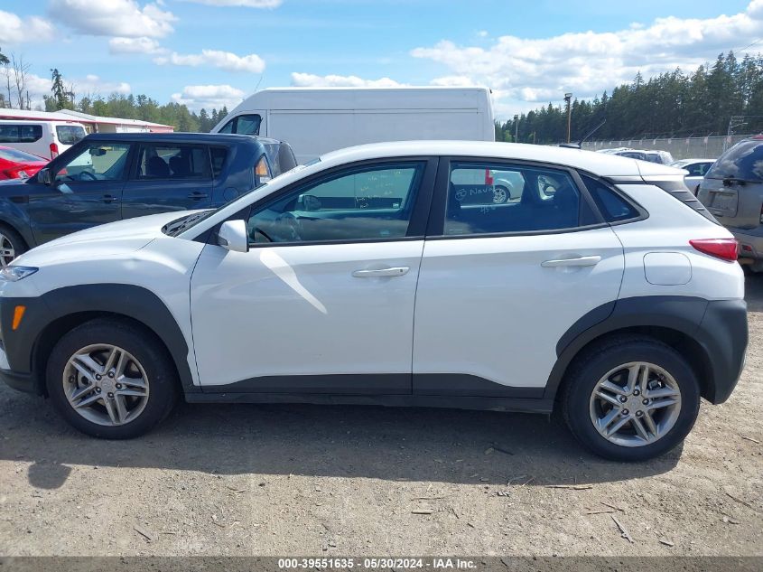 2021 Hyundai Kona Se VIN: KM8K1CAA2MU701700 Lot: 39551635