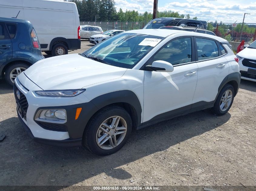 2021 Hyundai Kona Se VIN: KM8K1CAA2MU701700 Lot: 39551635