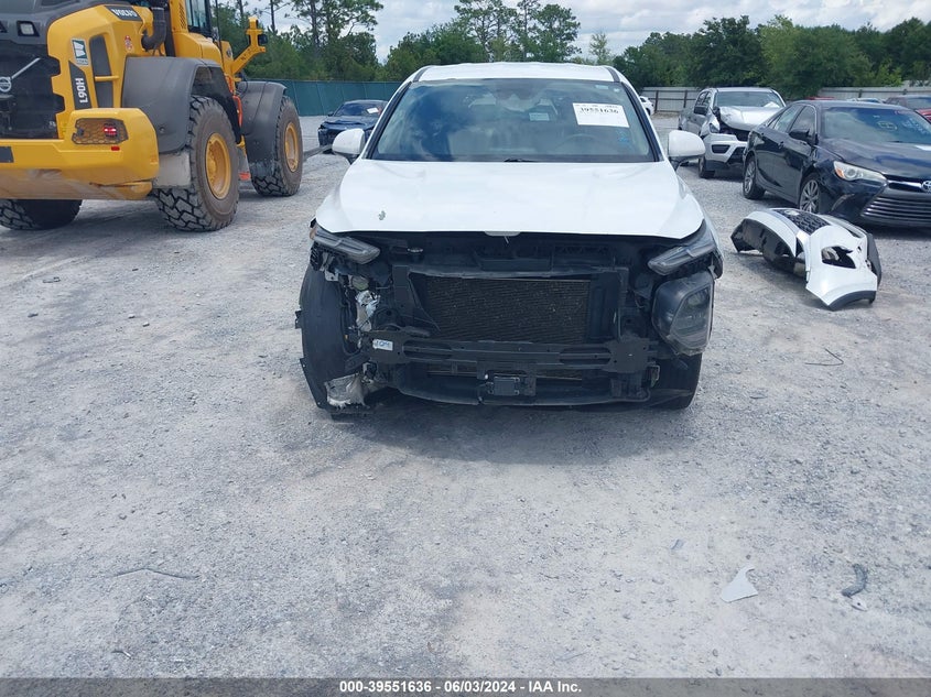 2019 Hyundai Santa Fe Sel VIN: 5NMS33AD8KH055849 Lot: 39551636