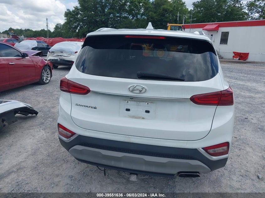 2019 Hyundai Santa Fe Sel VIN: 5NMS33AD8KH055849 Lot: 39551636