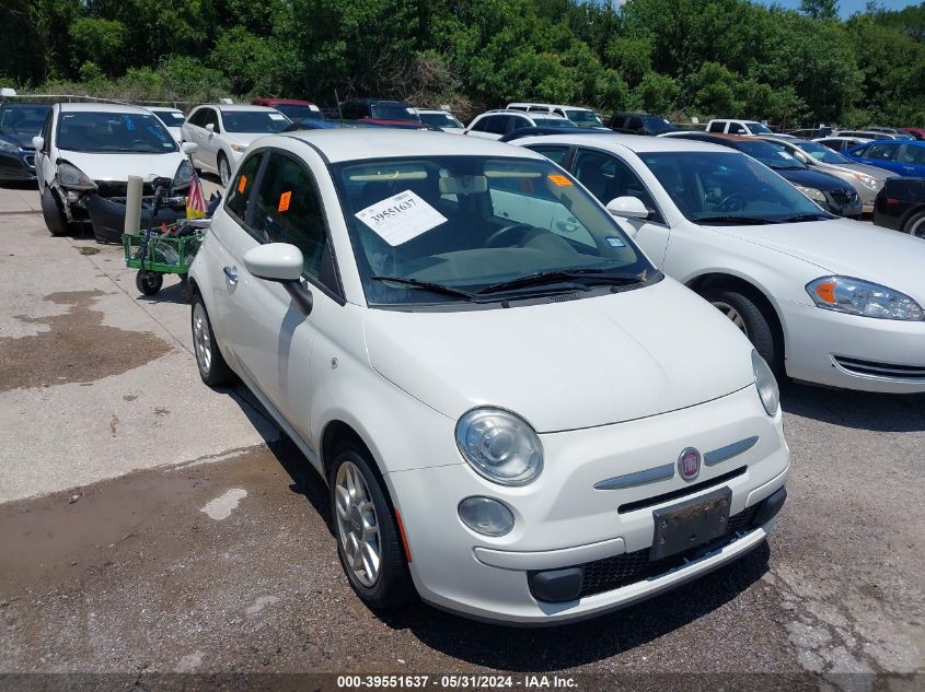 2013 Fiat 500 Pop VIN: 3C3CFFAR8DT545856 Lot: 39551637