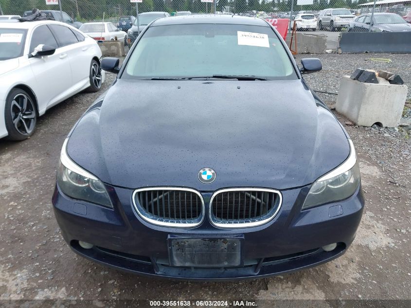 2006 BMW 525Xi VIN: WBBANF33586B99900 Lot: 39551638