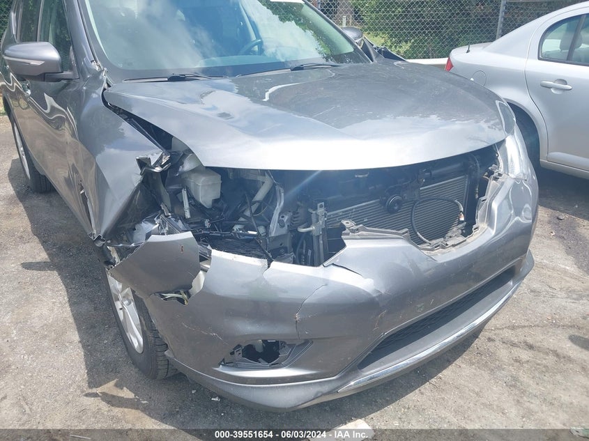 2015 Nissan Rogue Sv VIN: KNMAT2MT7FP524936 Lot: 39551654