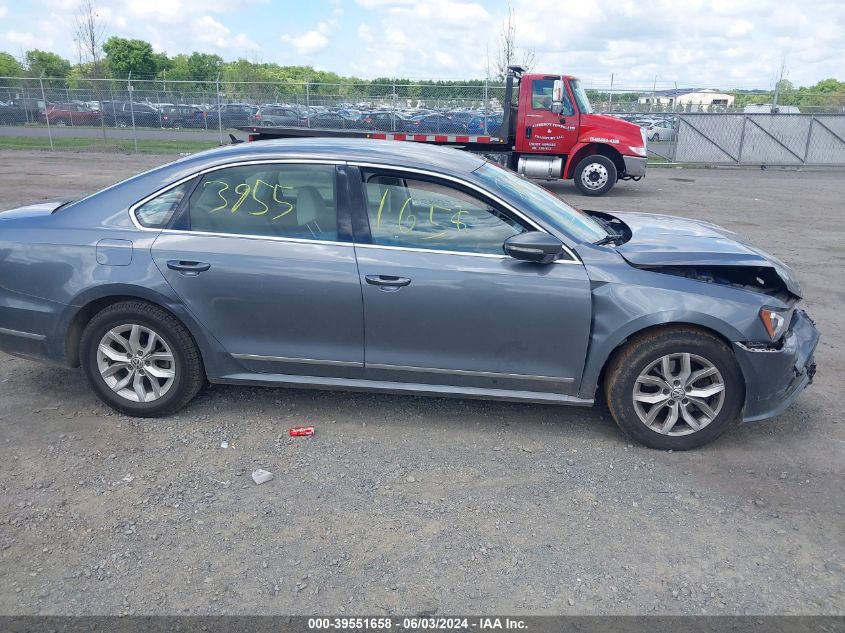 2016 Volkswagen Passat 1.8T S VIN: 1VWAS7A35GC048874 Lot: 39551658