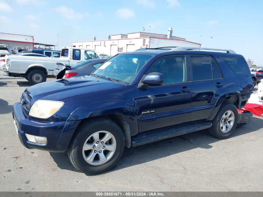 2005 Toyota 4Runner Sr5 Sport V8 VIN: JTEZT14RX58007426 Lot: 39551671