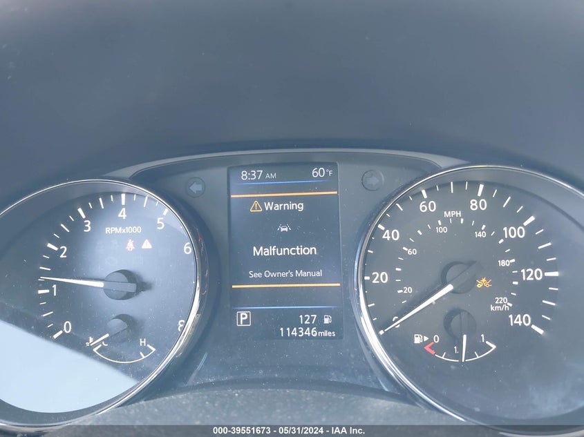 2019 Nissan Rogue Sv VIN: KNMAT2MVXKP504756 Lot: 39551673