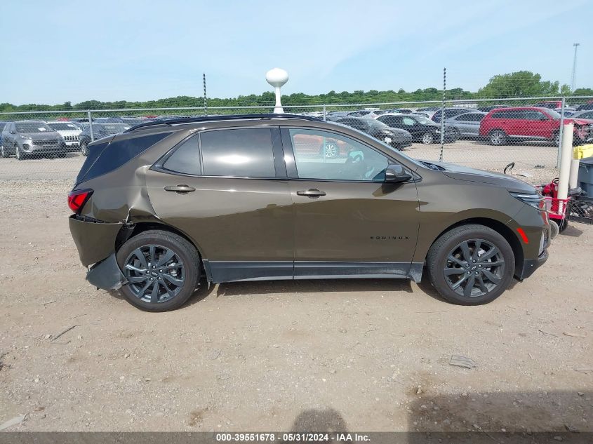 2023 Chevrolet Equinox Awd Rs VIN: 3GNAXWEGXPL212725 Lot: 39551678