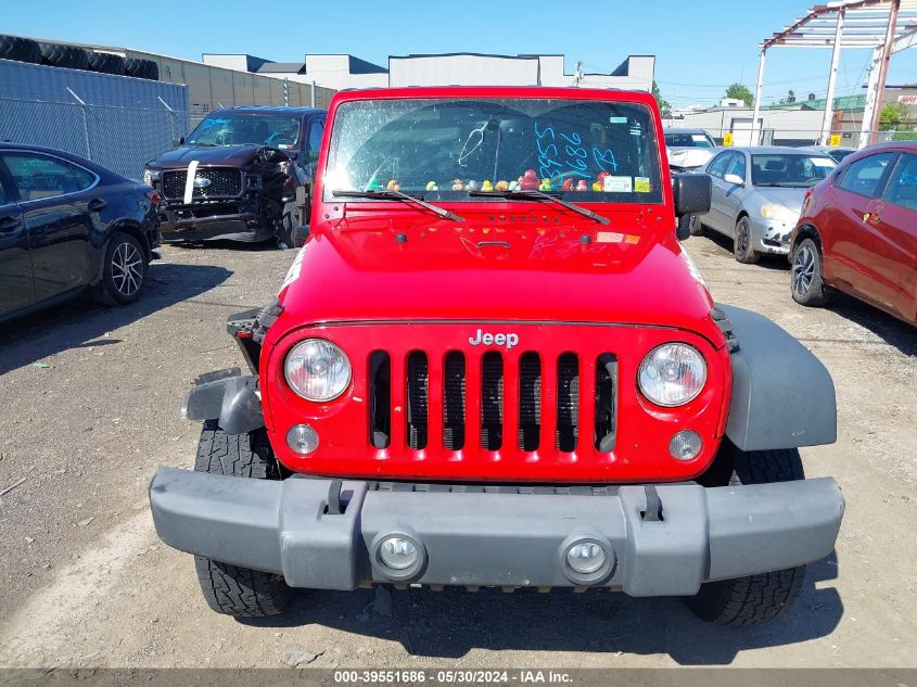 2016 Jeep Wrangler Unlimited Sport VIN: 1C4BJWDG4GL309849 Lot: 39551686