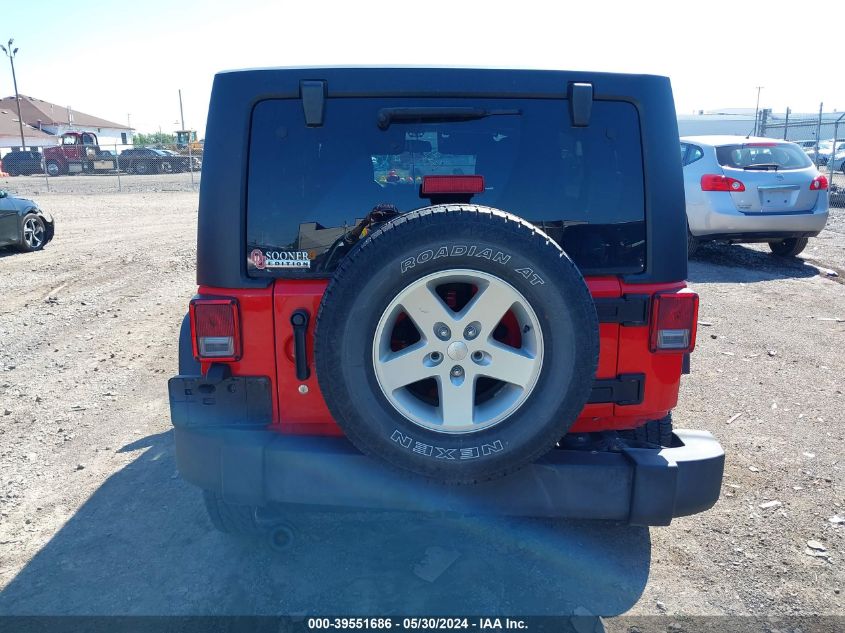 2016 Jeep Wrangler Unlimited Sport VIN: 1C4BJWDG4GL309849 Lot: 39551686