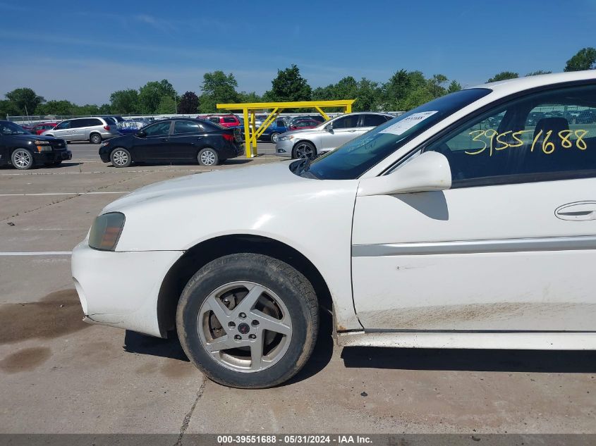 2005 Pontiac Grand Prix VIN: 2G2WP522351207211 Lot: 39551688