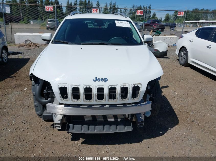 2019 Jeep Cherokee Latitude Fwd VIN: 1C4PJLCX2KD111117 Lot: 39551689