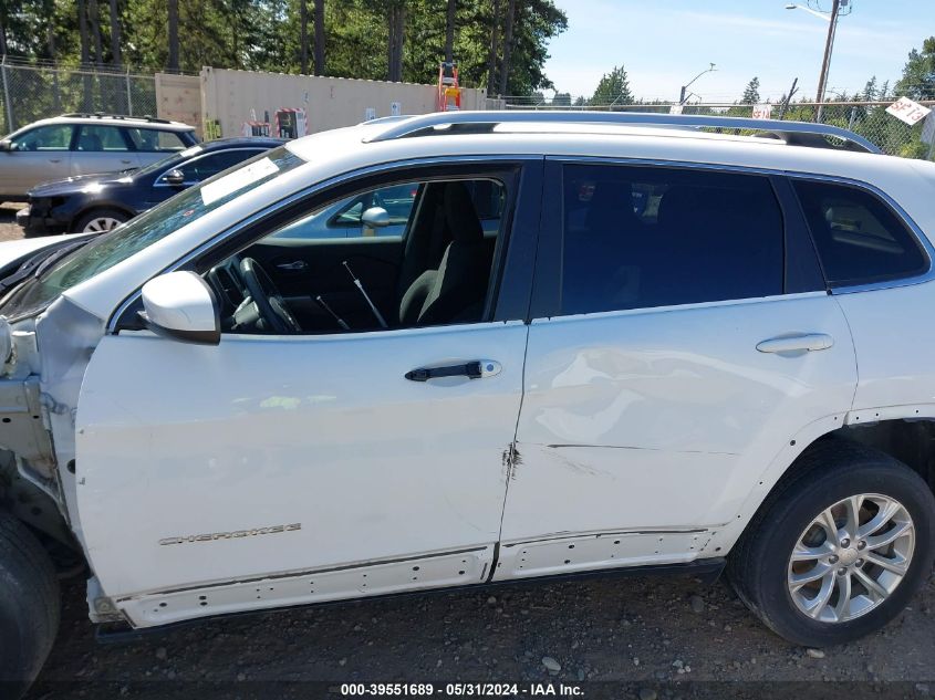 2019 Jeep Cherokee Latitude Fwd VIN: 1C4PJLCX2KD111117 Lot: 39551689