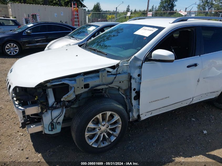 2019 Jeep Cherokee Latitude Fwd VIN: 1C4PJLCX2KD111117 Lot: 39551689