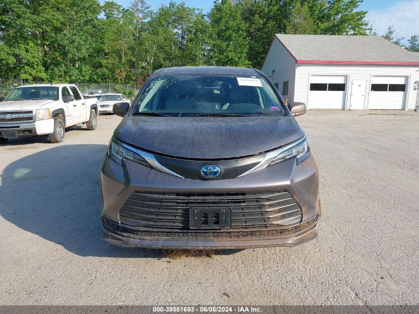 2021 Toyota Sienna Le VIN: 5TDKRKEC2MS039446 Lot: 39551693