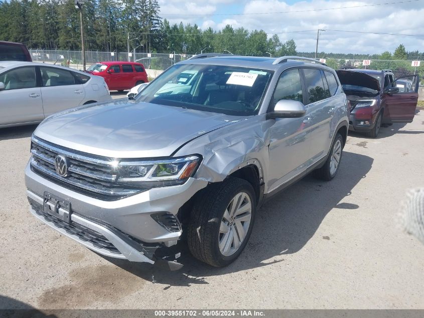 2021 Volkswagen Atlas Sel VIN: 1V2BR2CAXMC580441 Lot: 39551702