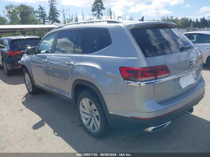 2021 Volkswagen Atlas Sel VIN: 1V2BR2CAXMC580441 Lot: 39551702