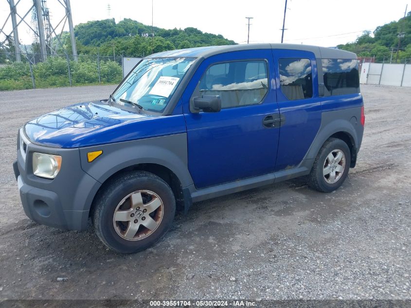 2005 Honda Element Ex VIN: 5J6YH27615L006343 Lot: 39551704