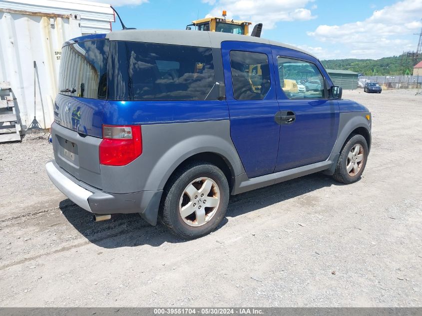 2005 Honda Element Ex VIN: 5J6YH27615L006343 Lot: 39551704