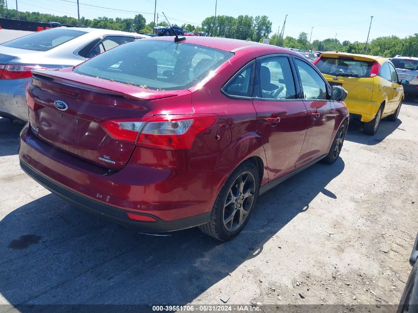 2014 Ford Focus Se VIN: 1FADP3F23EL318178 Lot: 39551706