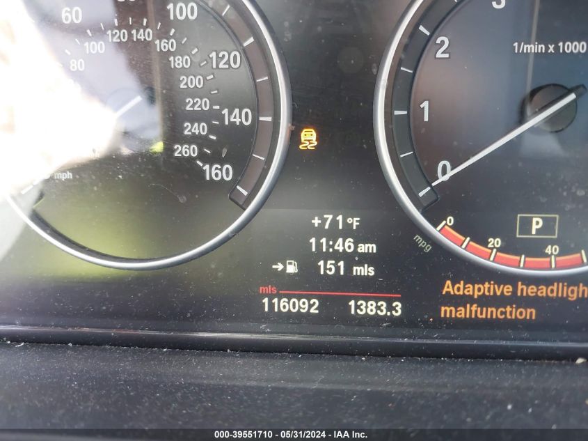 2011 BMW 535I xDrive VIN: WBAFU7C52BC874315 Lot: 39551710