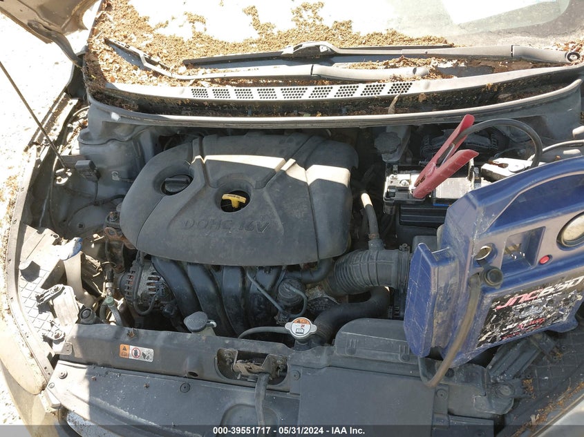 2013 Hyundai Elantra Gls VIN: 5NPDH4AE3DH223041 Lot: 39551717